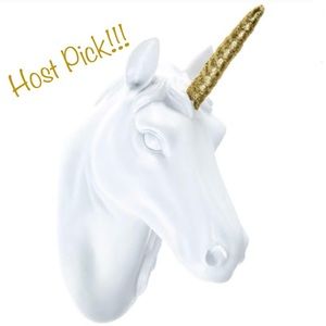 🥳 Host Pick 🥳 NWT Unicorn Head Wall Decor